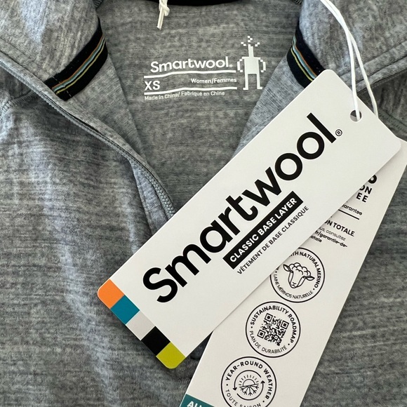 Smartwool Women's Classic All-Season Merino Base Layer 1/4 Zip - Picture 3 of 6